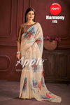 Harmony Vol 1 By Apple Organza Printed Sarees Wholesale Market In Surat